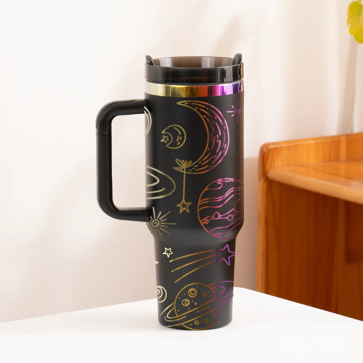 40oz Iridescent Ring Adventure Travel Tumbler - F1 Ultra（Standard）